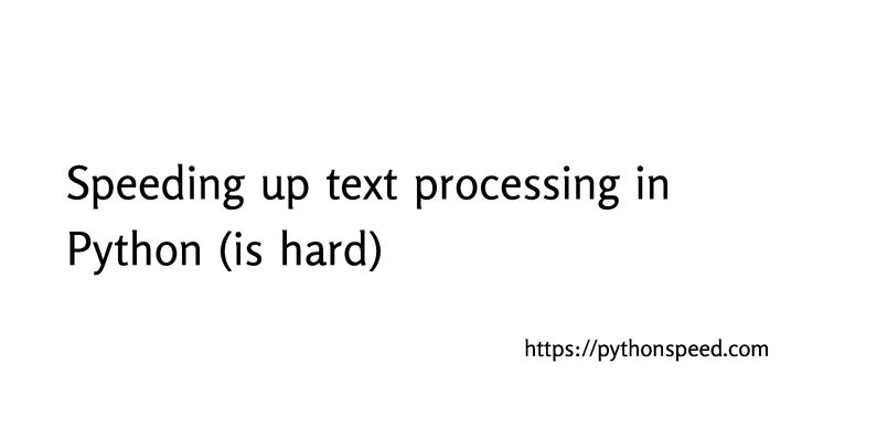 text processing python